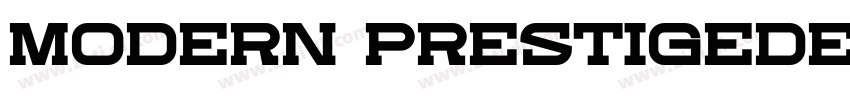 Modern PrestigeDEMO字体转换